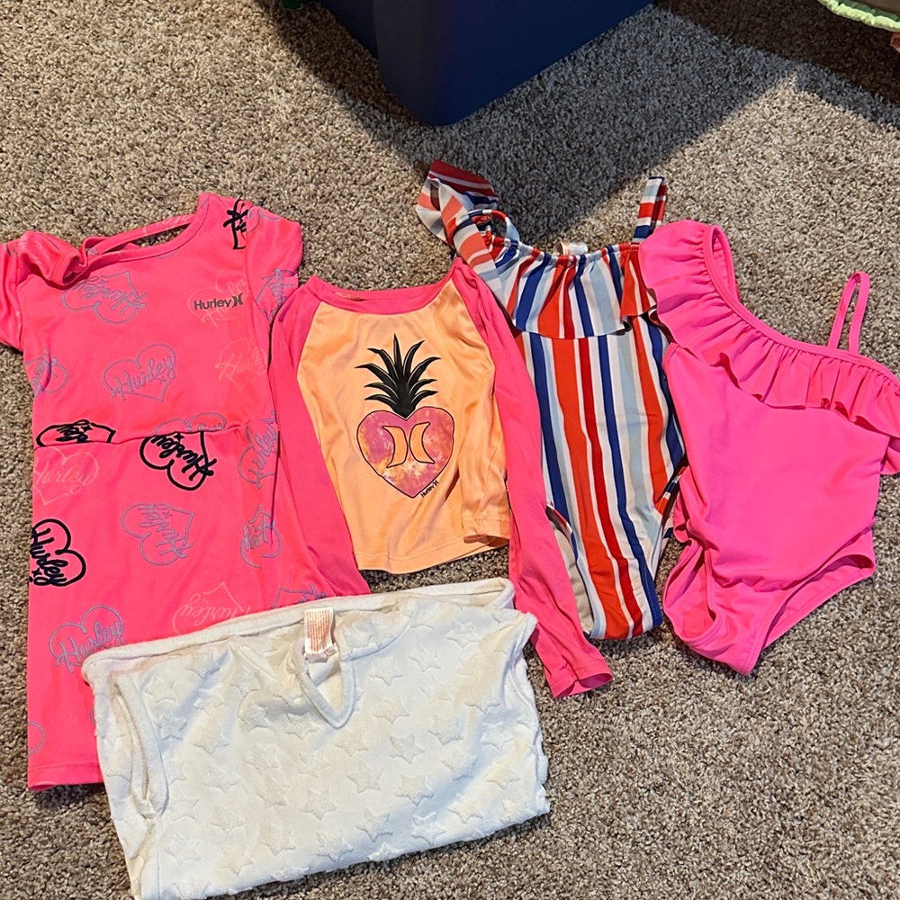 Cat & Jack Pink One Piece Swimsuit